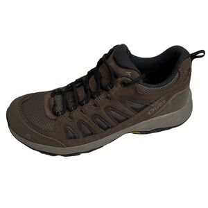 Oboz Sawtooth II Low Hiking Shoe 10.5 Brown Black Suede Mesh (left shoe only)